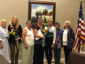 Induction Sept 2022 Nancy, Jennifer Varma, Andi, Stephani Martin, Brenda, Ellen, Debbie