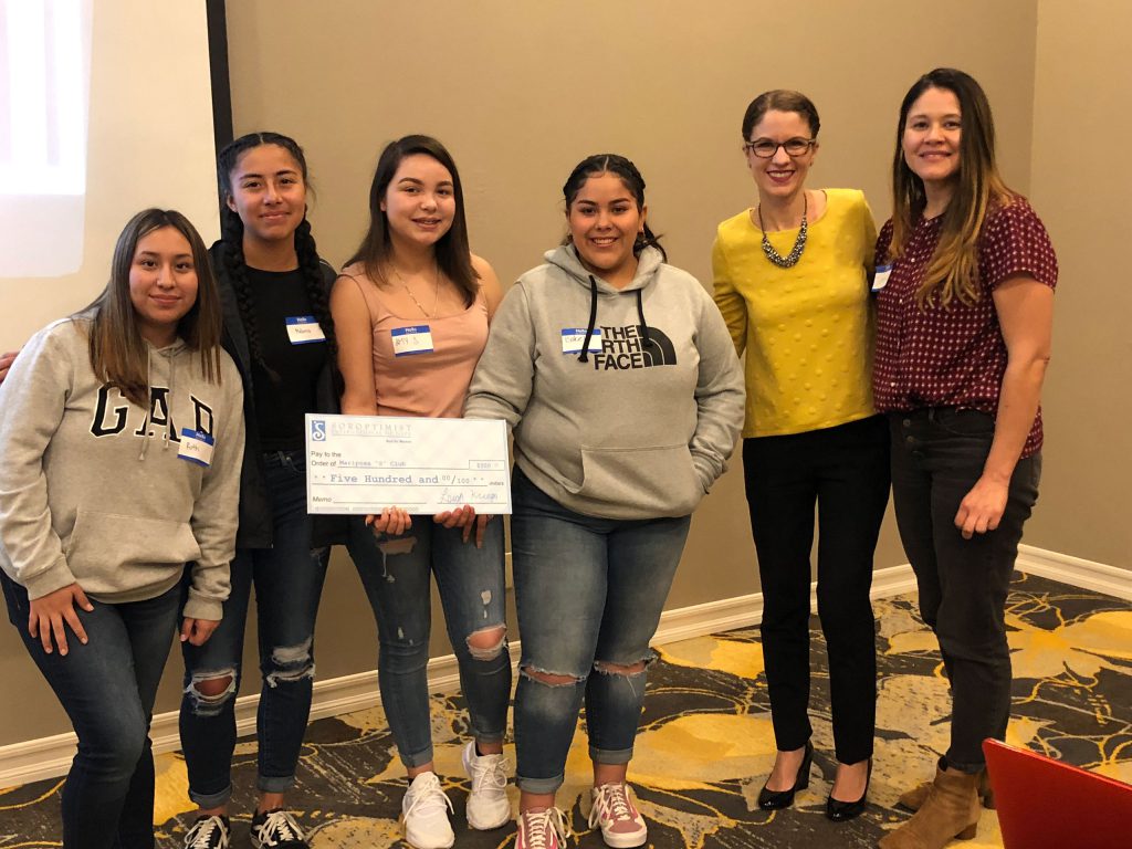 Ruth Zamora, Meissa Cortez, Amy Segura, Isabela Hernandez, Kelly Kearns and Johana Navarro