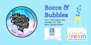 Bocce and Bubbles flyer